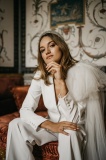 garnitur ślubny z upięciem na ramieniu MILENA  marlu.live