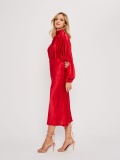 Bluzka Grenada satyna jedwabna czerwona marlu.live